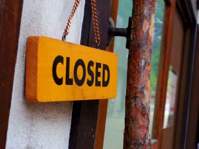 閉店